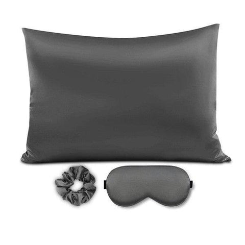 Satin Pillowcase Sleep Mask Scrunchie Gift Set - SwagglyLife Home & Fashion