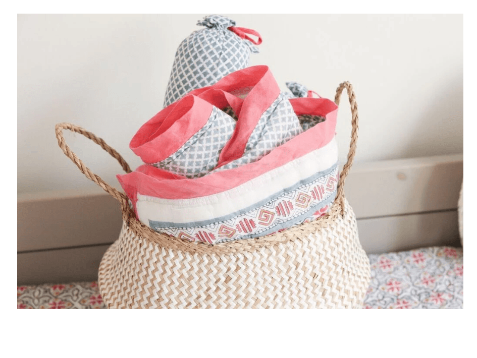 Seminyak Pink Cotton Quilt - SwagglyLife Home & Fashion