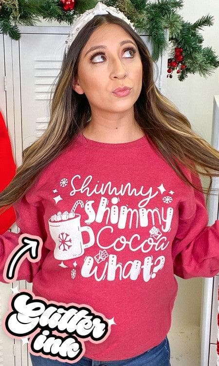 Shimmy Shimmy Cocoa What Graphic Sweatshirt - SwagglyLife Home & Fashion
