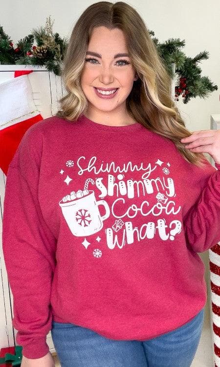 Shimmy Shimmy Cocoa What Graphic Sweatshirt - SwagglyLife Home & Fashion