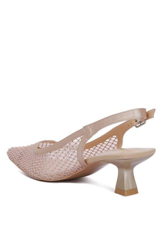 Siev Rhinestone Slingback Mules - SwagglyLife Home & Fashion