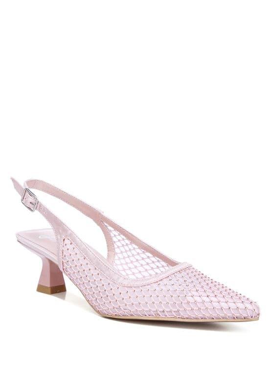 Siev Rhinestone Slingback Mules - SwagglyLife Home & Fashion