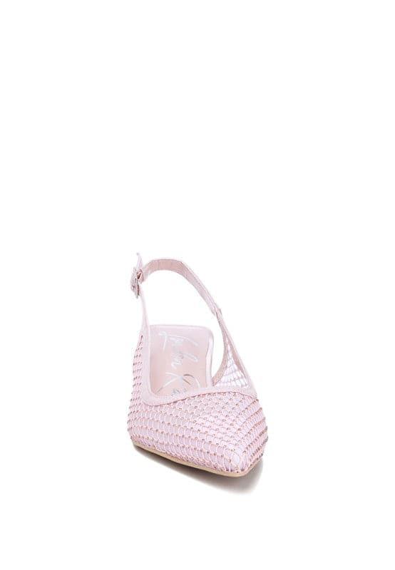 Siev Rhinestone Slingback Mules - SwagglyLife Home & Fashion