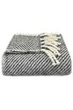 SLATE + SALT Chunky Black Stripe Alpaca Throw - SwagglyLife Home & Fashion