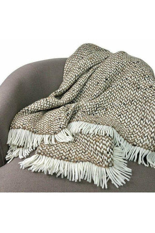 SLATE + SALT Chunky Camel Weave Alpaca Throw - SwagglyLife Home & Fashion