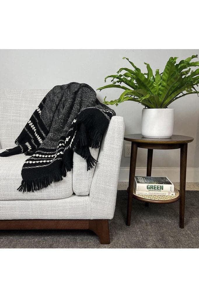 SLATE + SALT Chunky Cuzco Alpaca Throw - SwagglyLife Home & Fashion