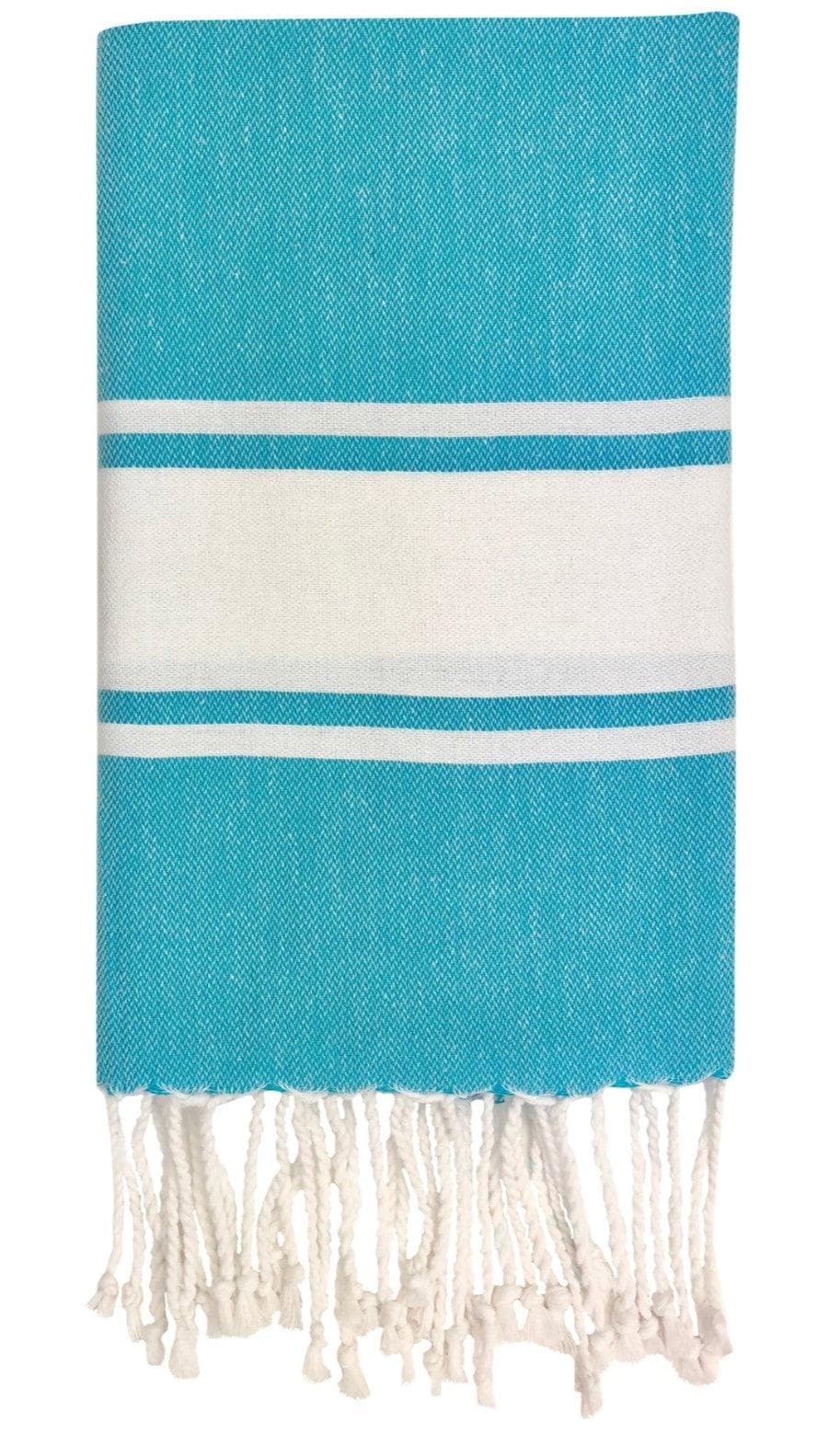 SLATE + SALT Essential Stripe Turkish Hand Towel - SwagglyLife Home & Fashion