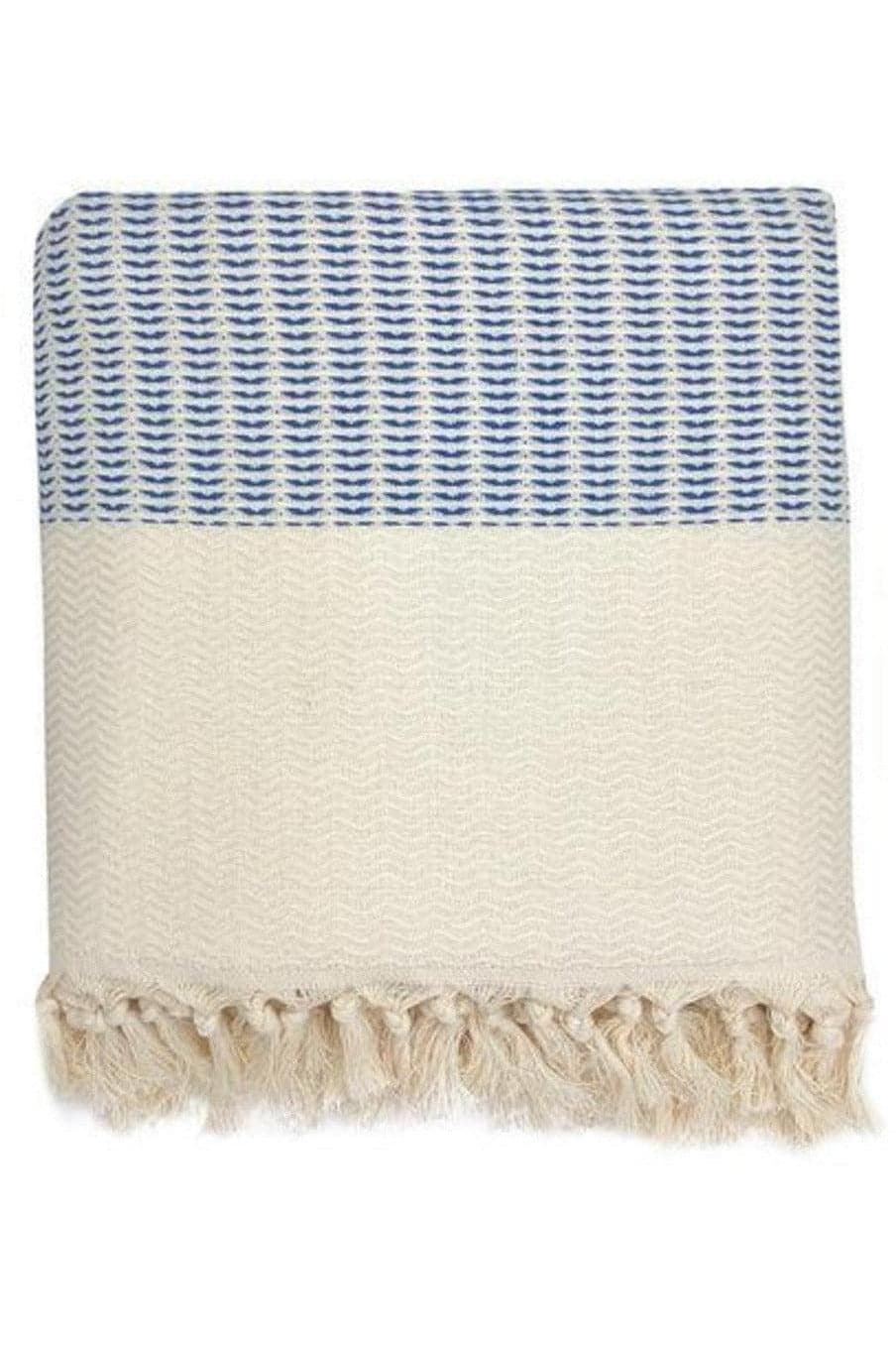 SLATE + SALT Plush Wavy Turkish Throw - SwagglyLife Home & Fashion