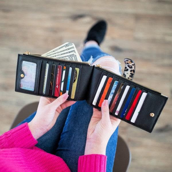 Slim Credit Card Zipper Wallet - SwagglyLife Home & Fashion