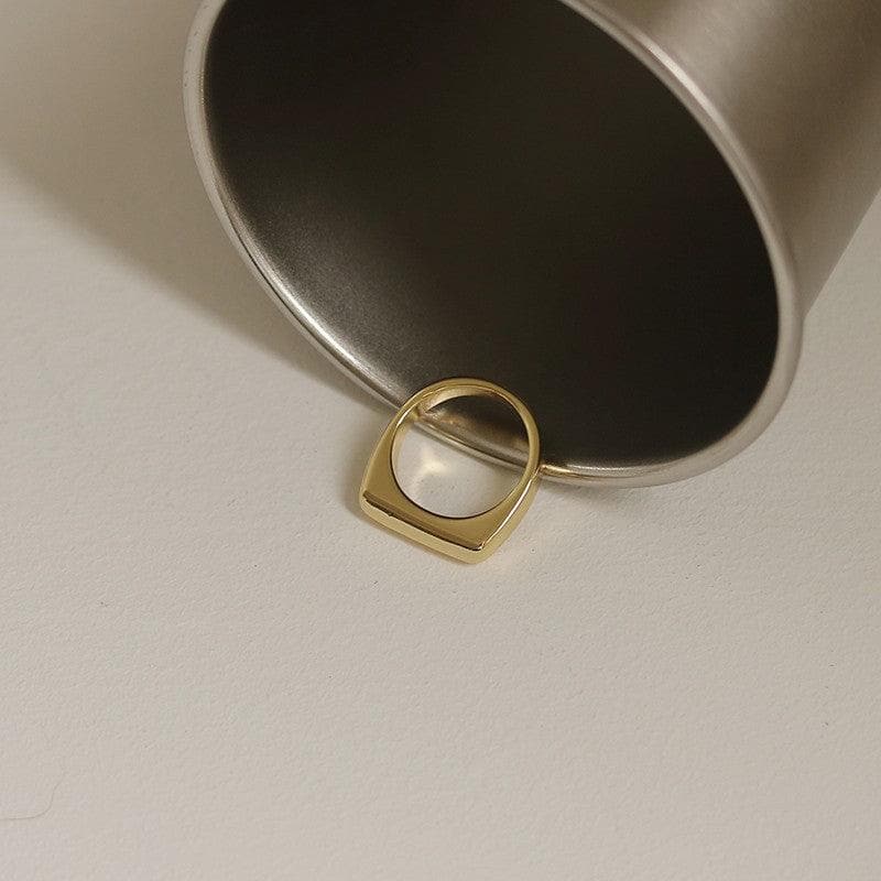 SOCALI 18K Gold Versatile Simple Ring - SwagglyLife Home & Fashion