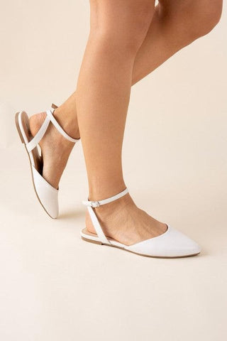 SODA Linden-S Ankle Strap Flats - SwagglyLife Home & Fashion