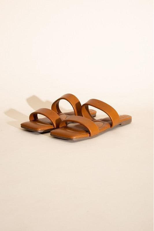 SODA RAMSEY-S Double-Strap Slides. - SwagglyLife Home & Fashion