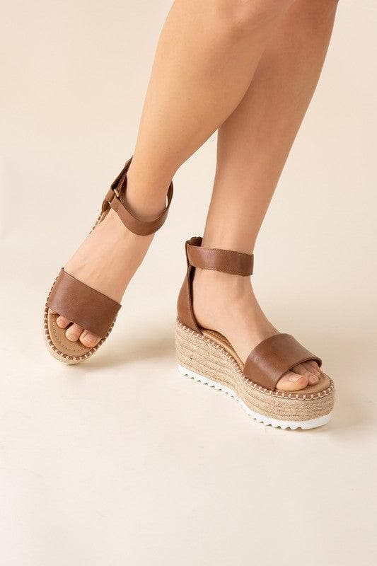 Soda Tuckin Espadrille Platform Sandals - SwagglyLife Home & Fashion