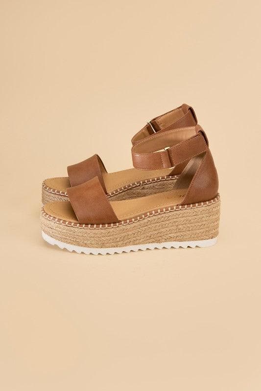 Soda Tuckin Espadrille Platform Sandals - SwagglyLife Home & Fashion