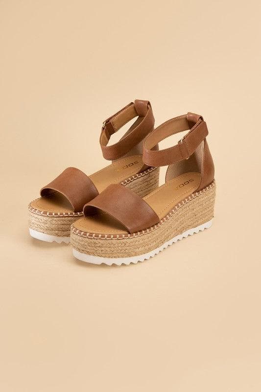 Soda Tuckin Espadrille Platform Sandals - SwagglyLife Home & Fashion