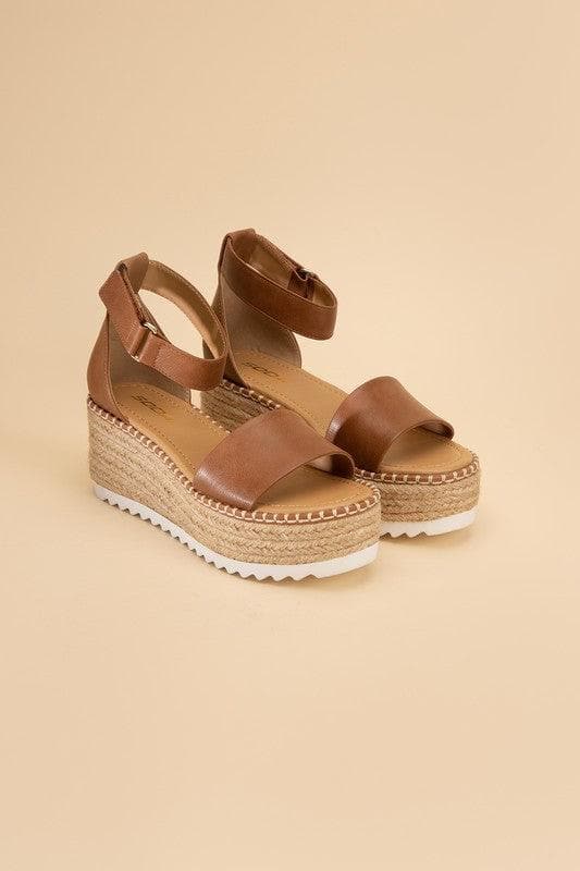 Soda Tuckin Espadrille Platform Sandals - SwagglyLife Home & Fashion