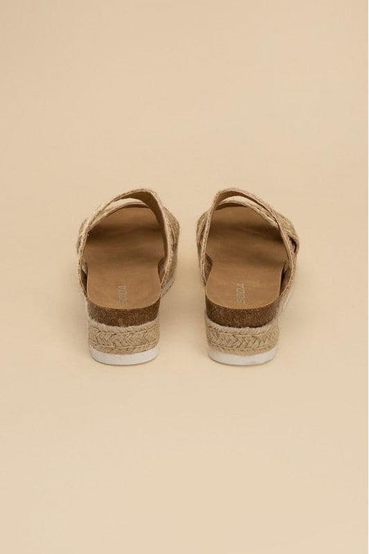 SODA West Espadrille Slides - SwagglyLife Home & Fashion