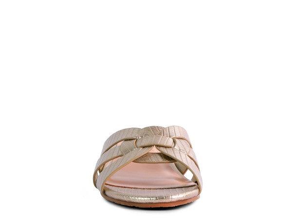 SONNET Low Heel Slide Sandals - SwagglyLife Home & Fashion