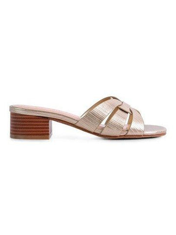 SONNET Low Heel Slide Sandals - SwagglyLife Home & Fashion