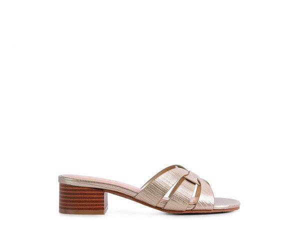 SONNET Low Heel Slide Sandals - SwagglyLife Home & Fashion