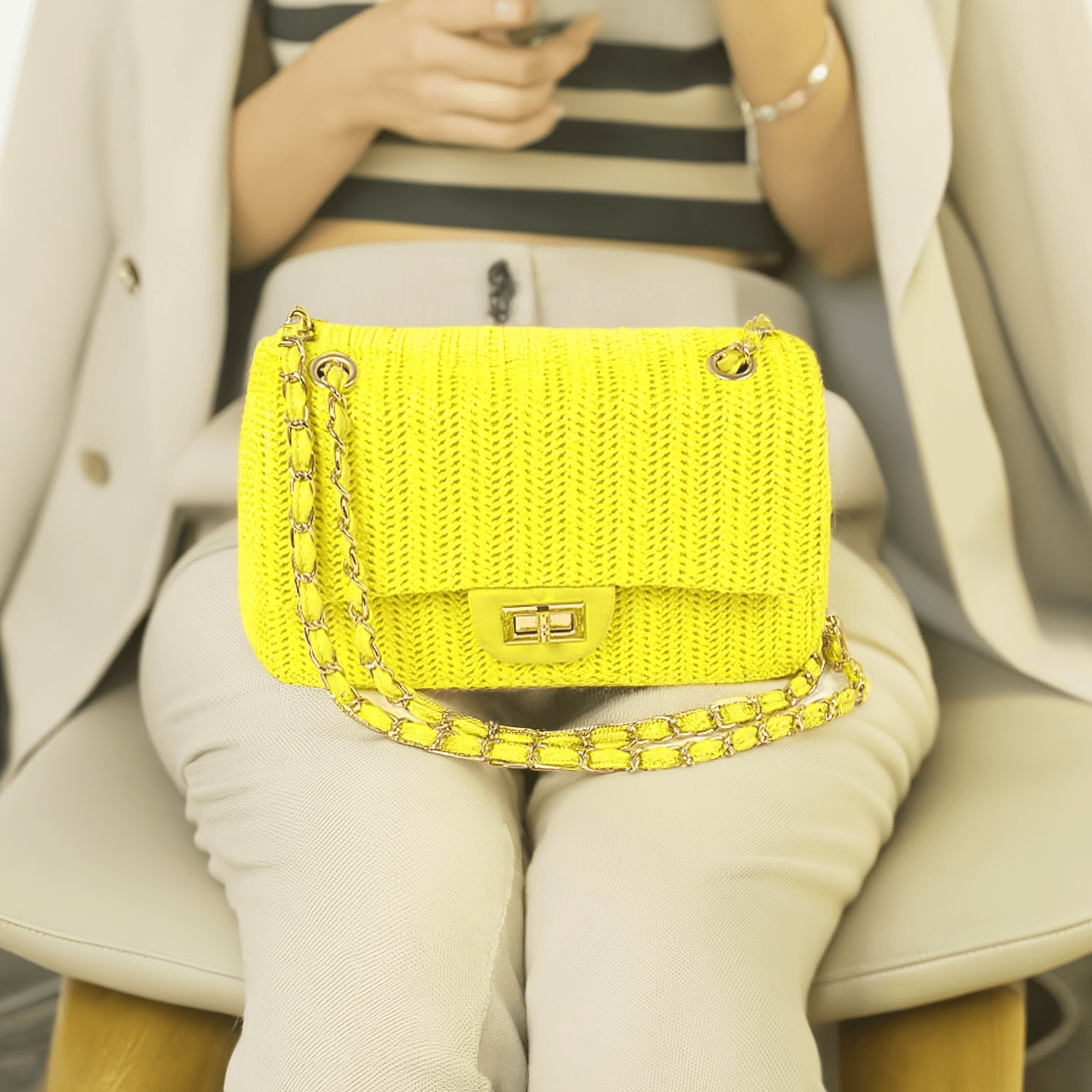 Sophie Faux Straw Fashion Shoulder Bag - SwagglyLife Home & Fashion