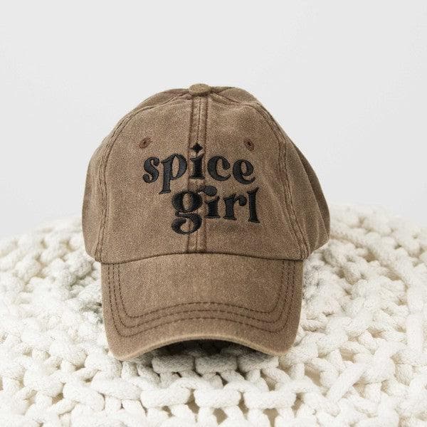 Spice Girl Embroidered Canvas Hat, 14 Colors - SwagglyLife Home & Fashion