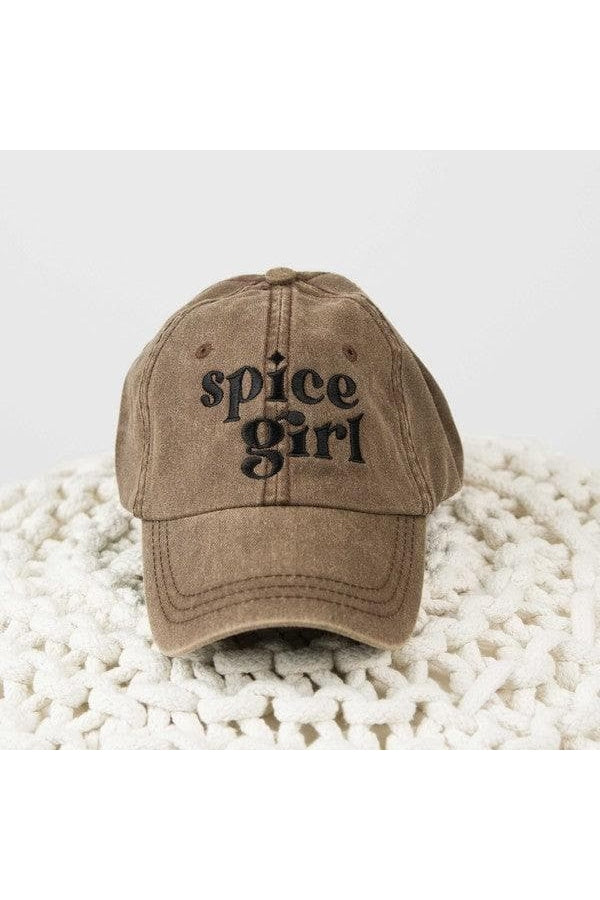 Spice Girl Embroidered Canvas Hat, 14 Colors - SwagglyLife Home & Fashion