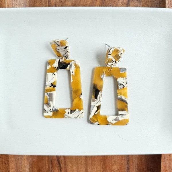 Spiffy & Splendid Avery - Mustard earrings - SwagglyLife Home & Fashion