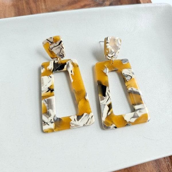 Spiffy & Splendid Avery - Mustard earrings - SwagglyLife Home & Fashion