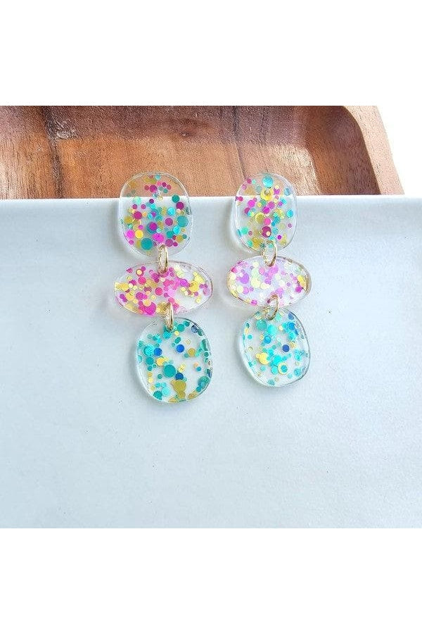 Spiffy & Splendid Florence - Confetti earrings - SwagglyLife Home & Fashion