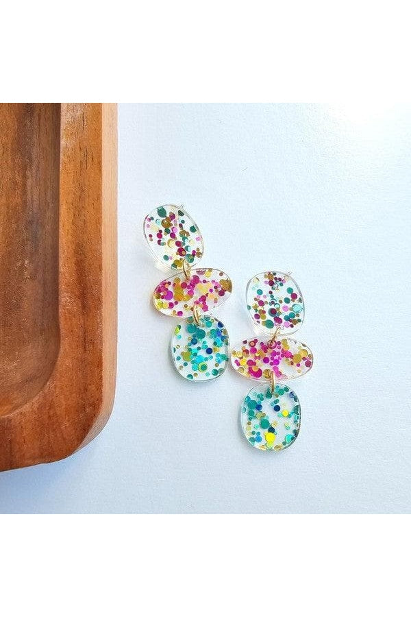 Spiffy & Splendid Florence - Confetti earrings - SwagglyLife Home & Fashion