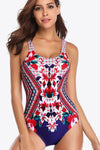 Floral Backless One-Piece Swimsuit - SwagglyLife Home & Fashion