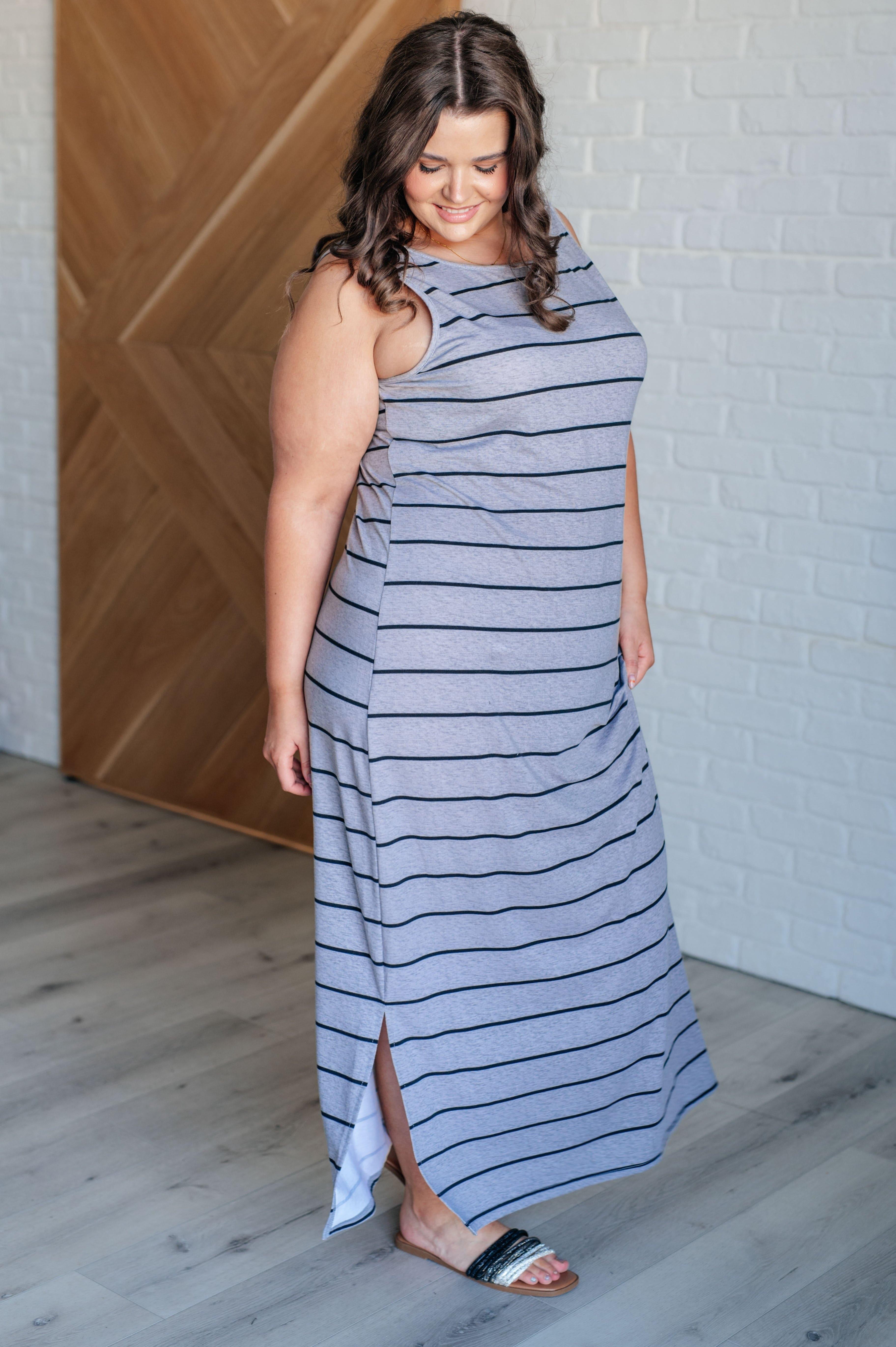 Still Got It Sleeveless Maxi In Gray - SwagglyLife Home & Fashion