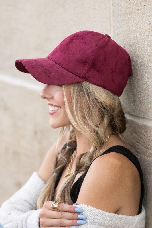 Suede Boyfriend Ball Cap Hat, Multiple colors available - SwagglyLife Home & Fashion