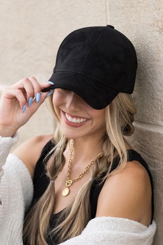 Suede Boyfriend Ball Cap Hat, Multiple colors available - SwagglyLife Home & Fashion