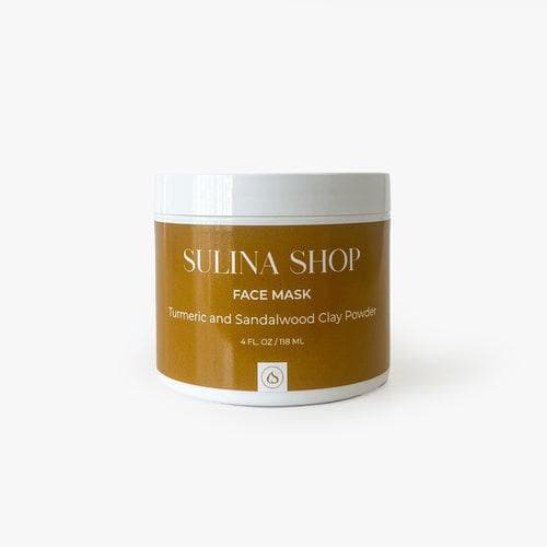 SULINA SHOP Turmeric and Sandalwood Clay Powder Face Mask - SwagglyLife Home & Fashion