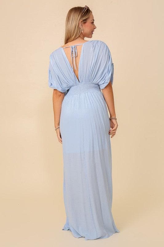 Summer Spring Vacation Maxi Sundress Lined - SwagglyLife Home & Fashion