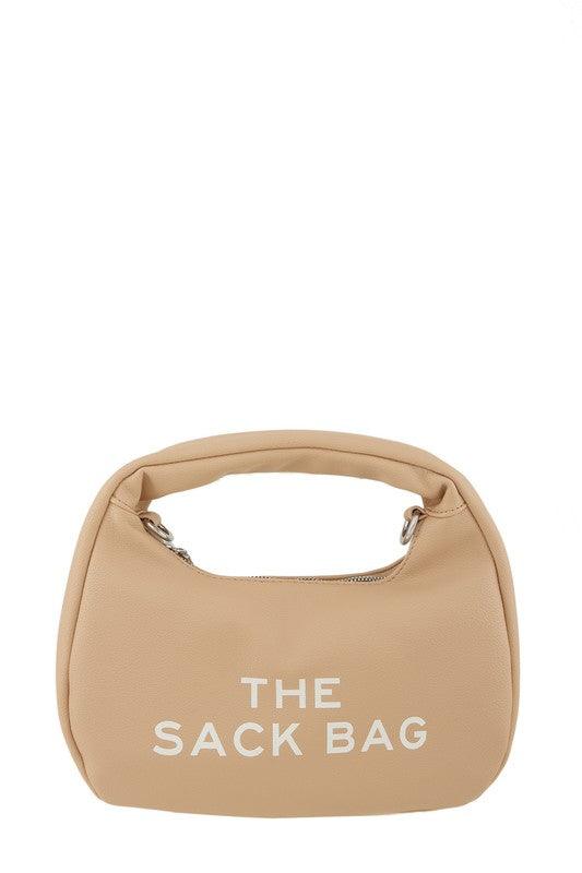 The Medium Leather Crossbody Sack Bag - SwagglyLife Home & Fashion