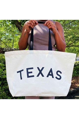 The State On My Mind Canvas Tote - SwagglyLife Home & Fashion