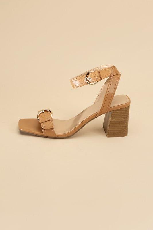 TREATY-S Buckle Sandal Heel - SwagglyLife Home & Fashion