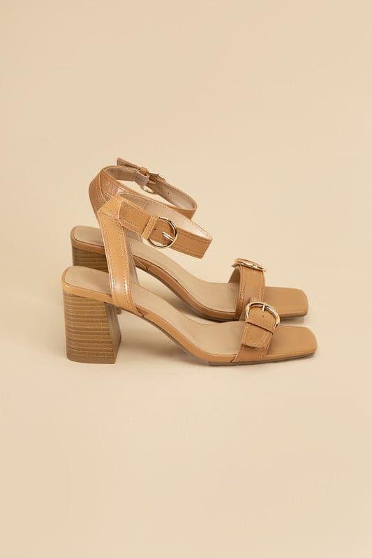 TREATY-S Buckle Sandal Heel - SwagglyLife Home & Fashion