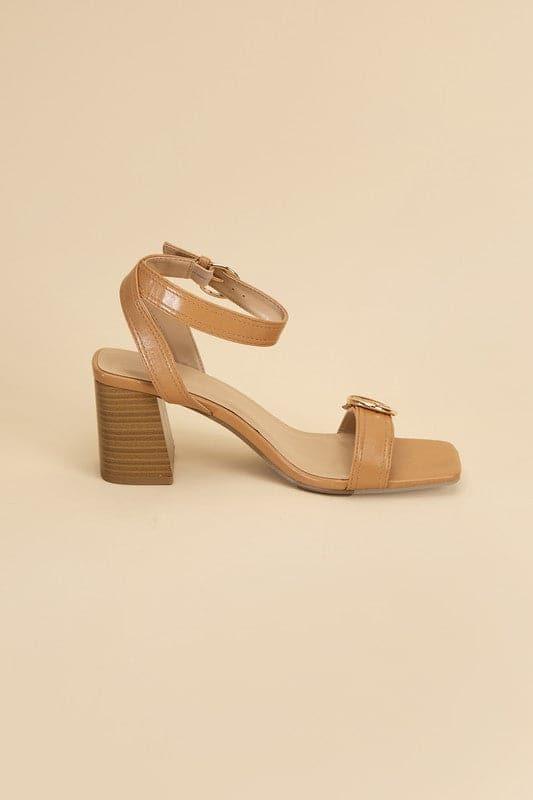 TREATY-S Buckle Sandal Heel - SwagglyLife Home & Fashion