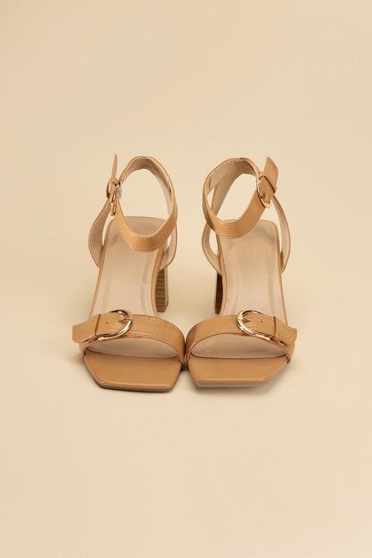 TREATY-S Buckle Sandal Heel - SwagglyLife Home & Fashion