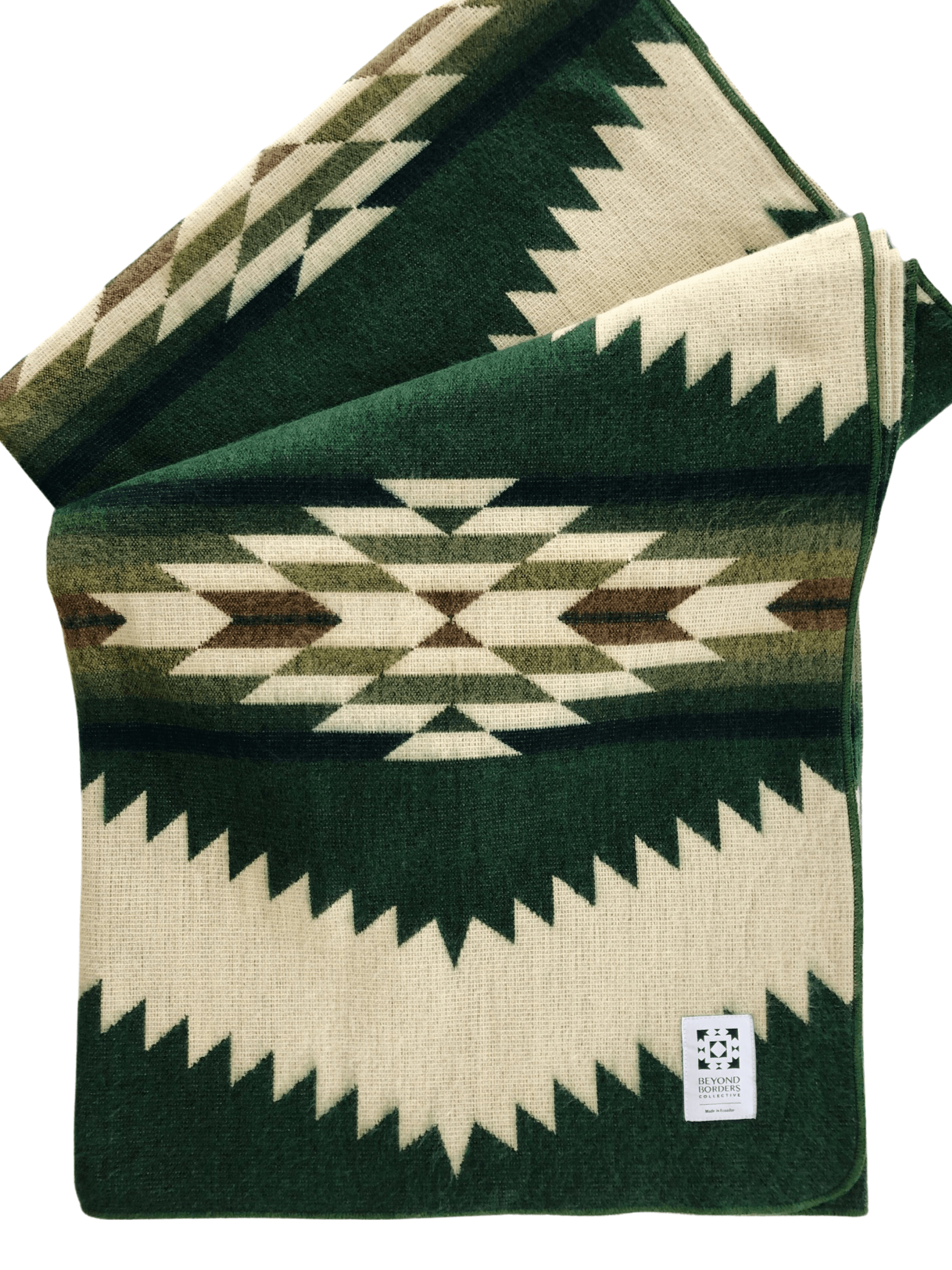 Tsachila Blanket - Forest Green - SwagglyLife Home & Fashion