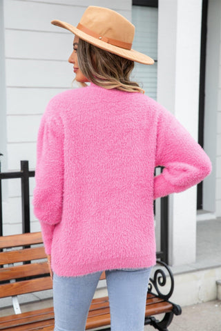 Turtle Neck Long Sleeve Pullover Sweater, Multiple Colors - SwagglyLife Home & Fashion