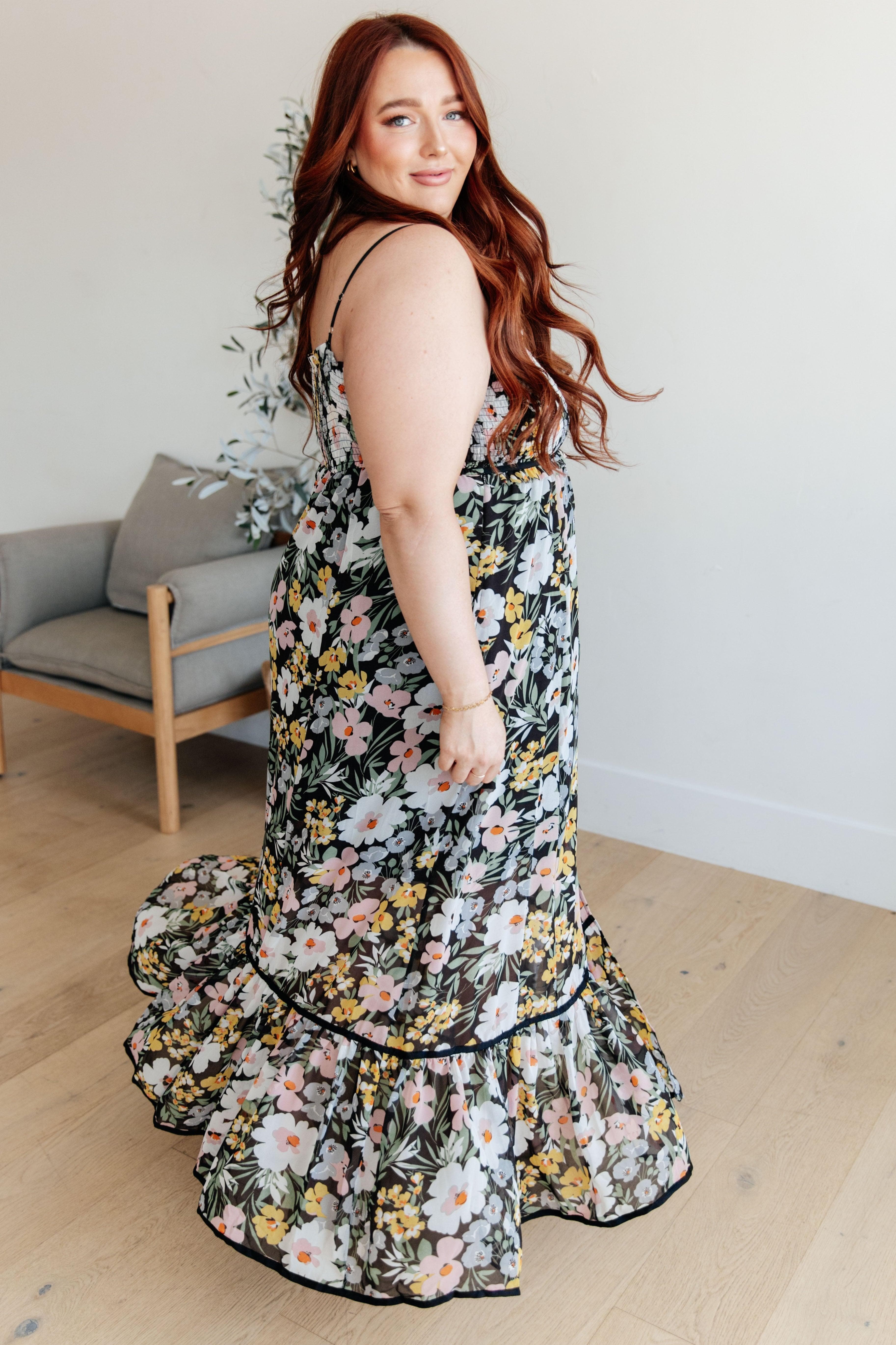 Up From the Ashes Floral Maxi Dress - SwagglyLife Home & Fashion