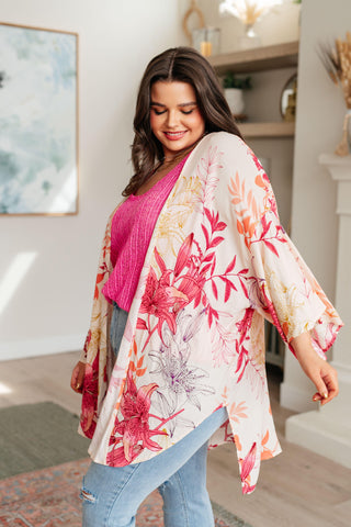 Vacay Season Bell Sleeve Kimono - SwagglyLife Home & Fashion