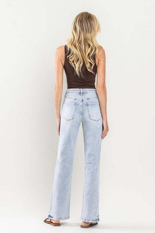 VERVET by Flying Monkey 90's Vintage Super High-Rise Flare Jeans - SwagglyLife Home & Fashion