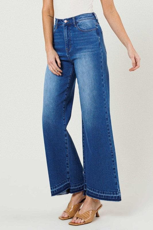 Vibrant M.i.U High Waisted Wide Leg Jeans - SwagglyLife Home & Fashion