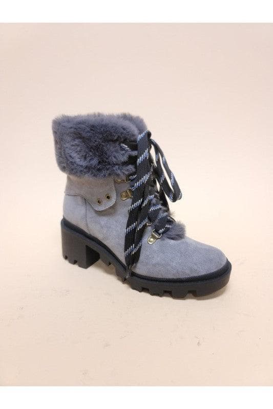 Vini-Fur Combat Booties - SwagglyLife Home & Fashion